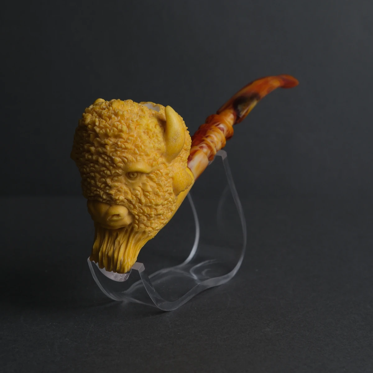 Bufallo Meerschaum Pipe, Turkish Block Meerschaum Pipe - Image 5
