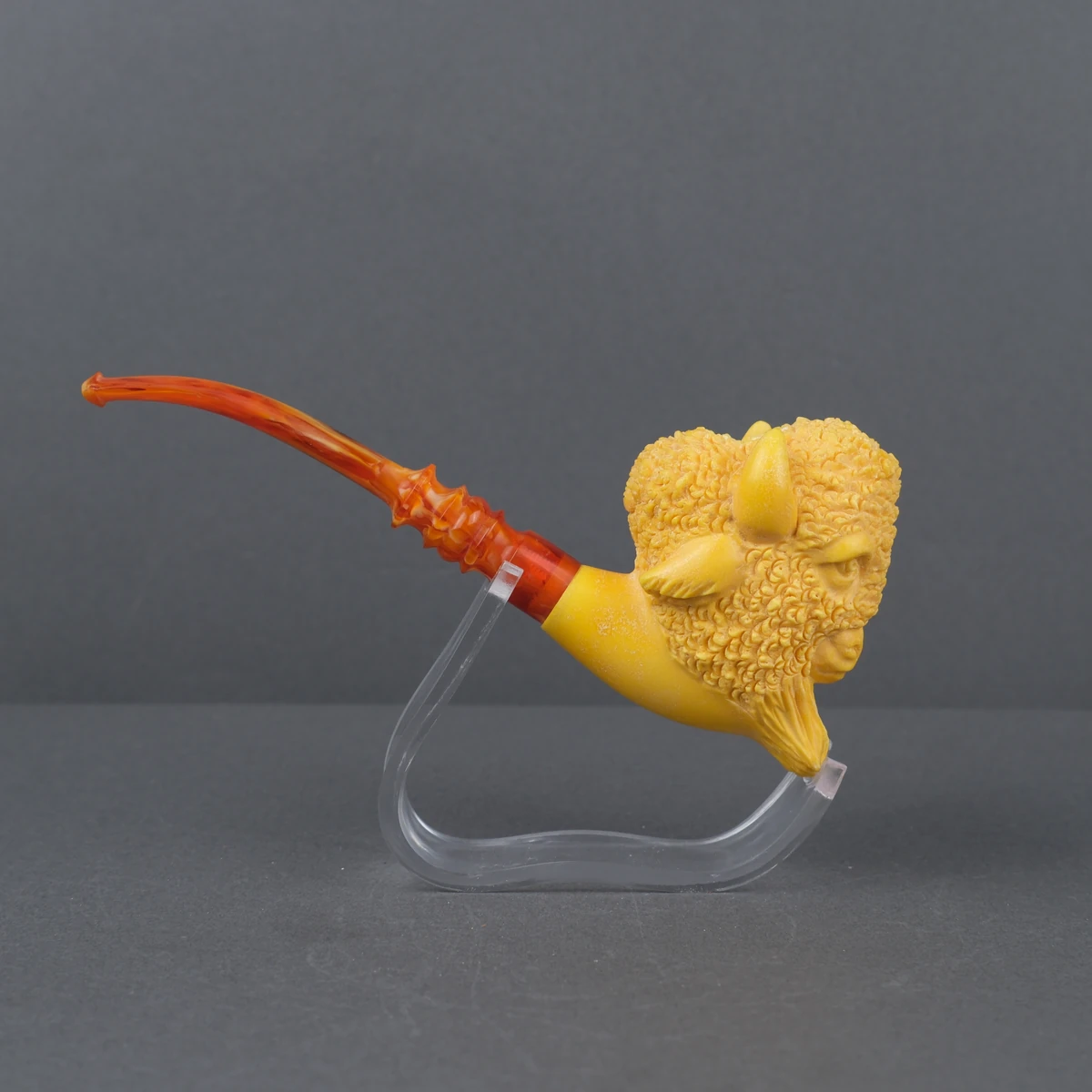 Bufallo Meerschaum Pipe, Turkish Block Meerschaum Pipe - Image 3