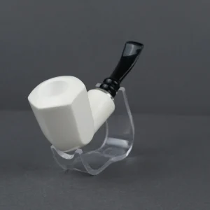 Smooth Free Style Meerschaum Pipe with Acyrlic Stem