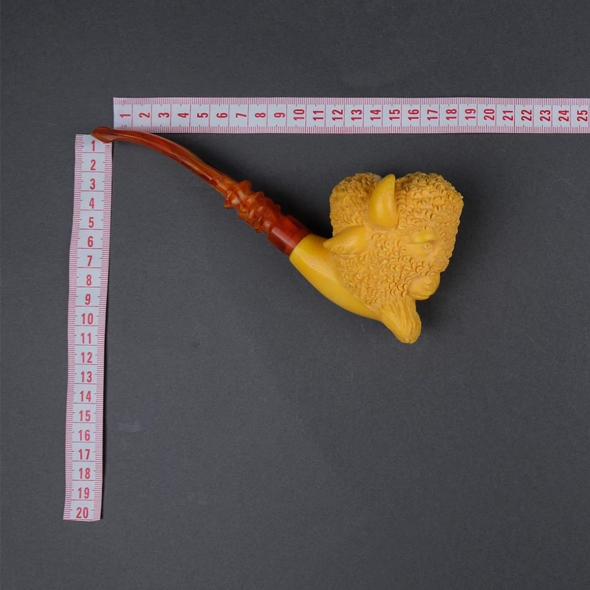 Bufallo Meerschaum Pipe, Turkish Block Meerschaum Pipe - Image 2