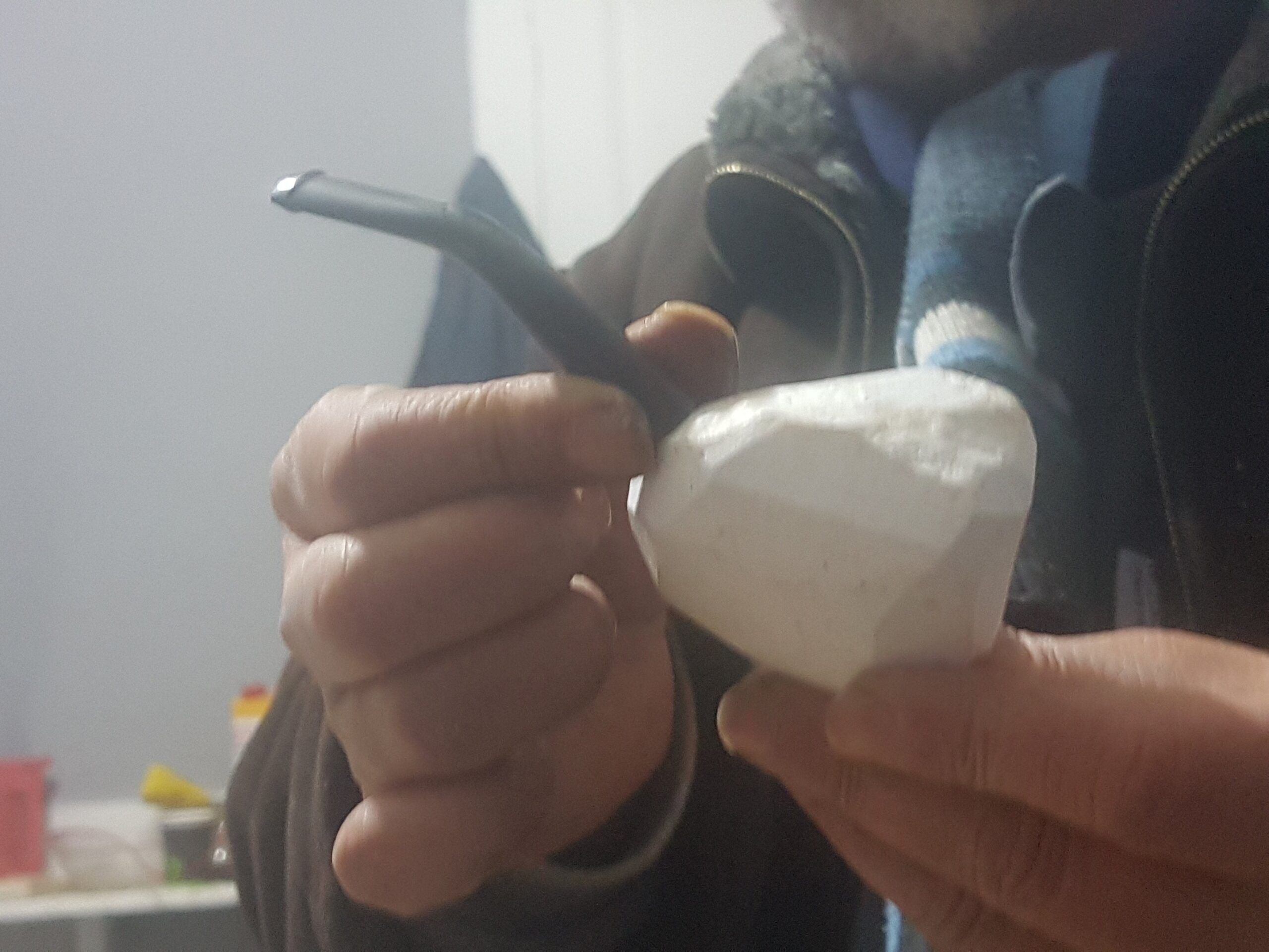 Customized Drilled and stemmed raw meerschaum, Raw meerschaum to carve your own pipe, The best quality meerschaum, - Image 3