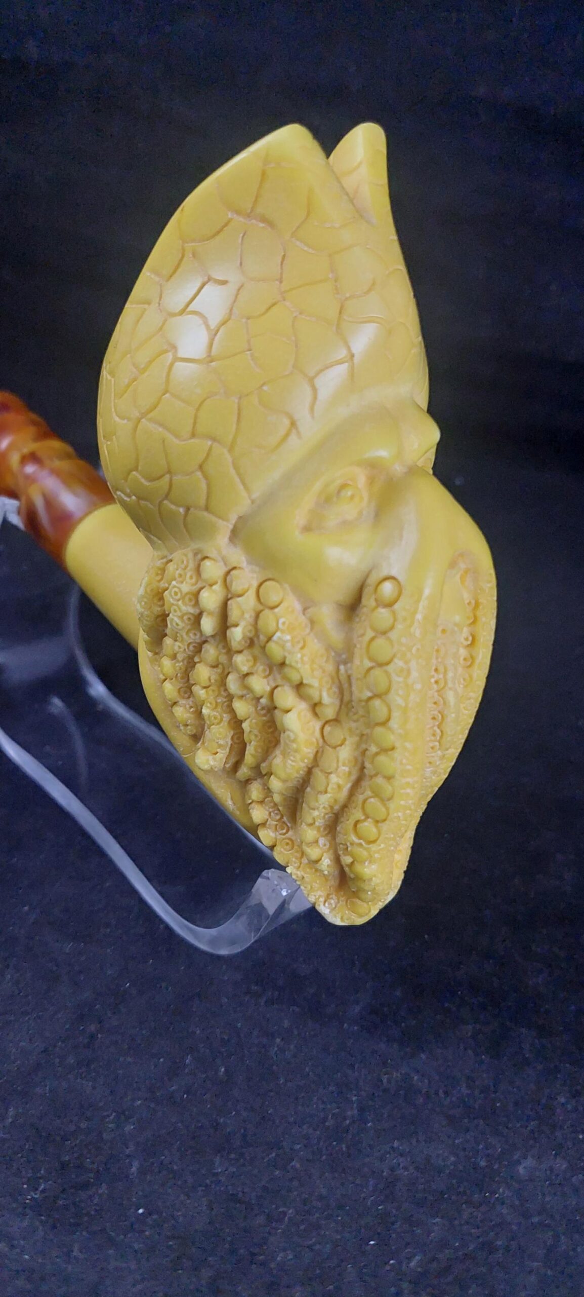 Pirate Davy Jones Meerschaum Pipe , Handcrafted Turkish Tobacco Pipe, meerschaum pipe, Special meerschaum pipe design, - Image 5