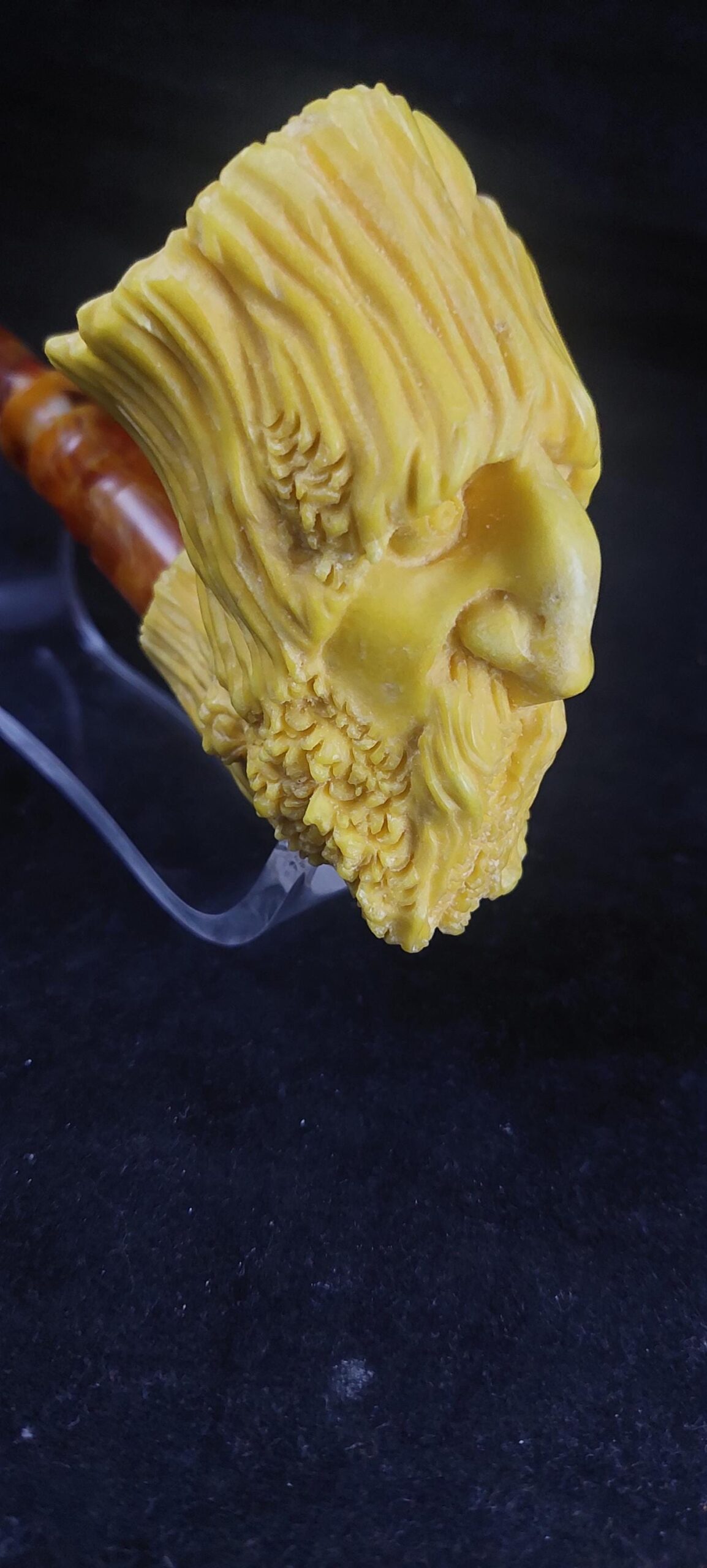 The ent meerschaum pipe, block meerschaum,Turkish meerschaum, Special meerschaum pipe design, hand carved meerschaum pipe - Image 6