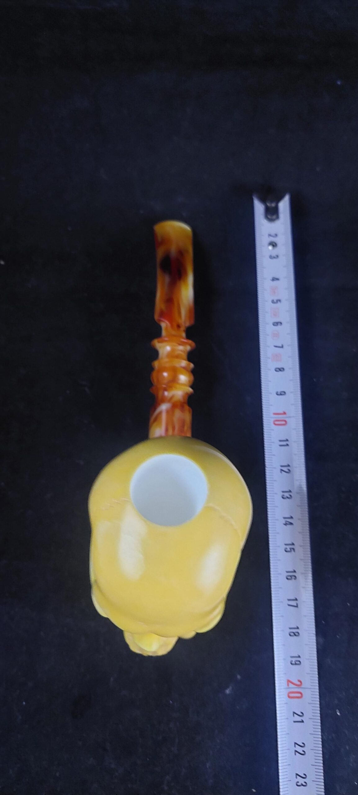 The skull meerschaum pipe, block meerschaum, Special meerschaum pipe design, hand carved meerschaum pipe - Image 8
