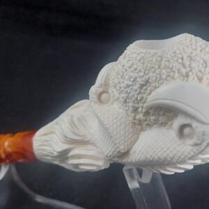 Eagle Claw meerschaum pipe, block meerschaum,Turkish meerschaum, hand carved meerschaum pipe