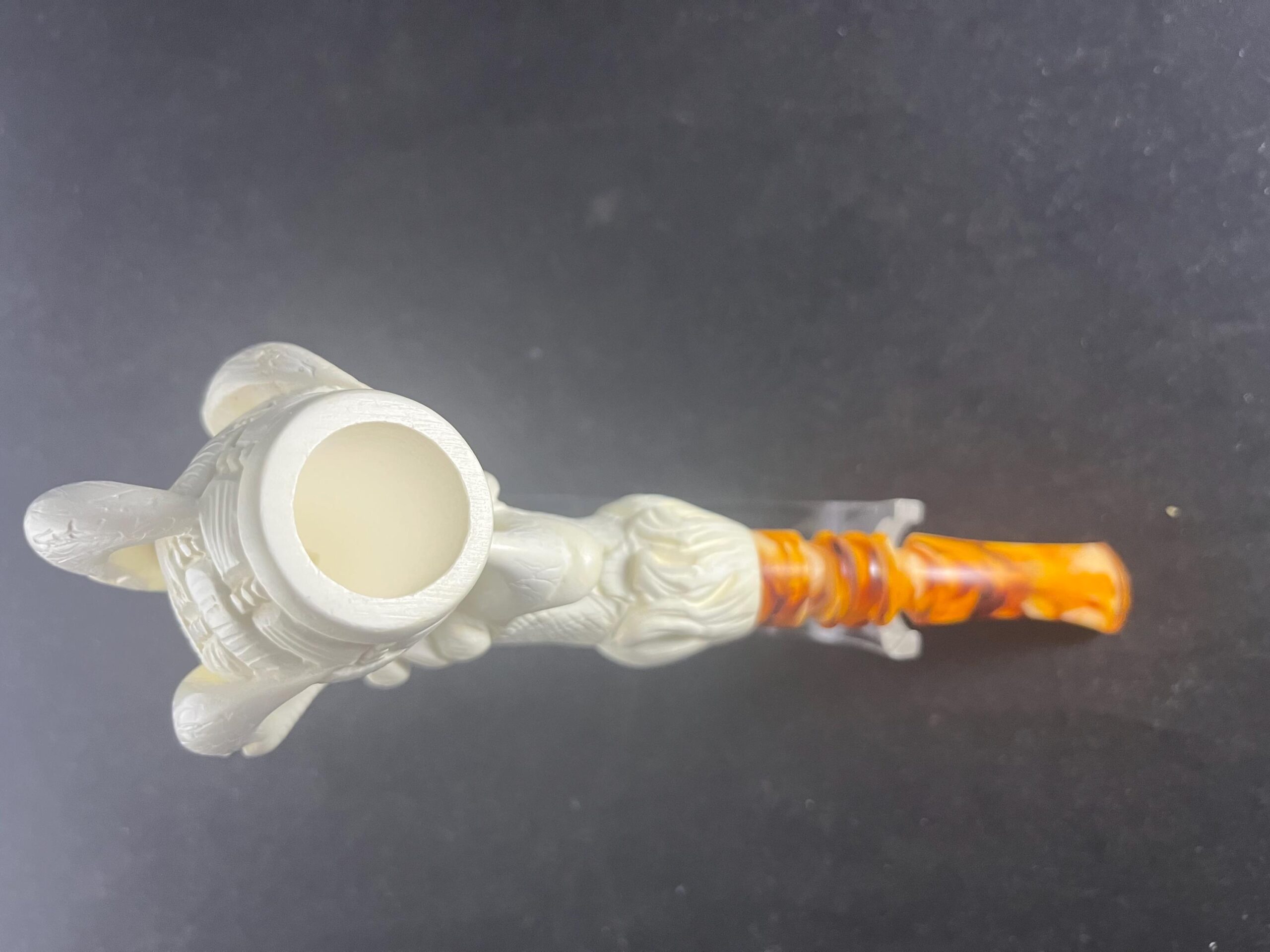Unique Eagle Claw Meerschaum Pipe - Fantasy Style Pipe - Image 3