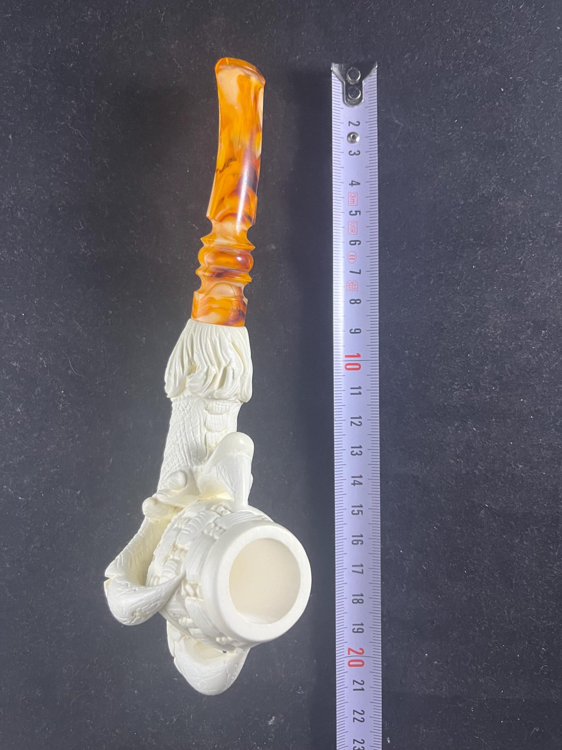 Unique Eagle Claw Meerschaum Pipe - Fantasy Style Pipe - Image 5
