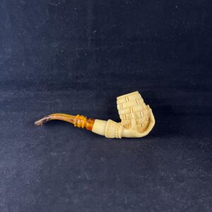 Unique Hand Holding Basket Design, Collectible Tobacco Smoking Pipe