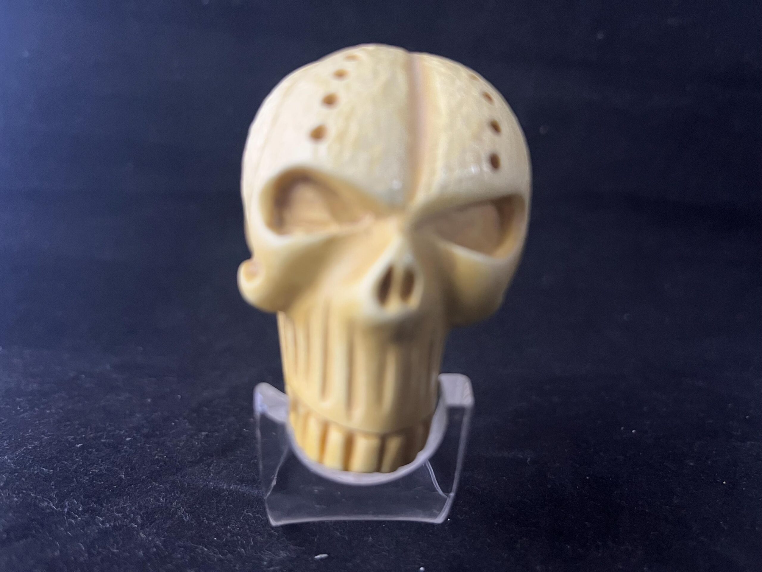 Skull Design Meerschaum Pipe – Octopus Skull Design, Unique Collectible - Image 3