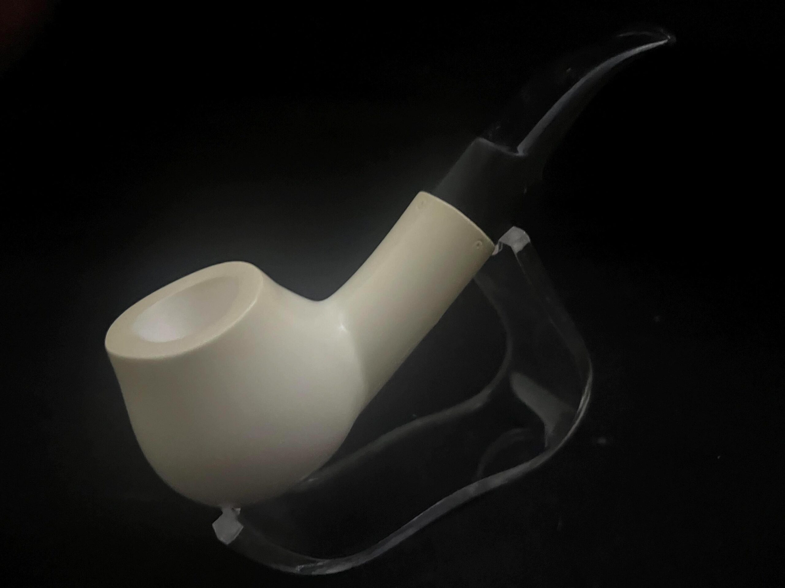 Everyday Classic – Simple White Meerschaum Smoking Pipe - Image 2