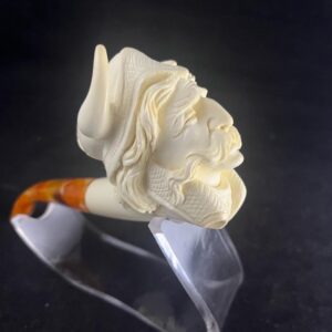 Nordic Legend - Collectible Viking Figure Meerschaum Pipe