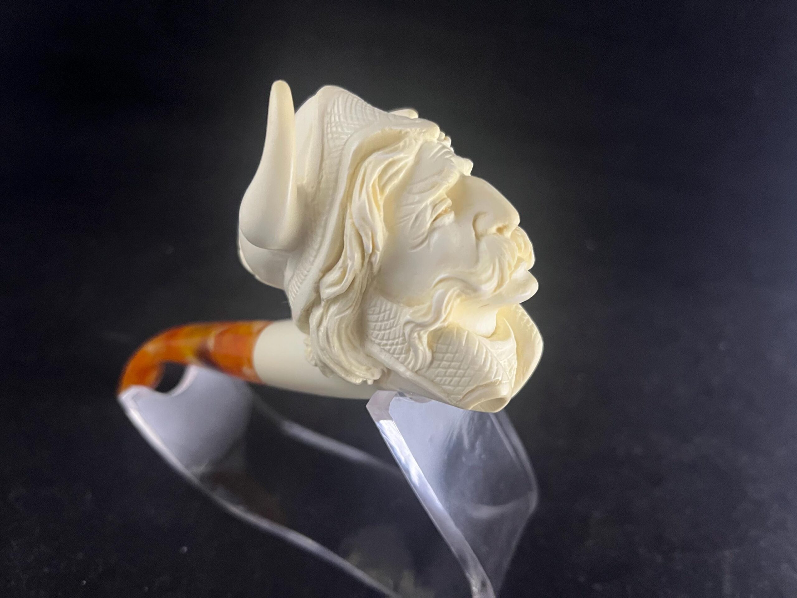 Nordic Legend - Collectible Viking Figure Meerschaum Pipe