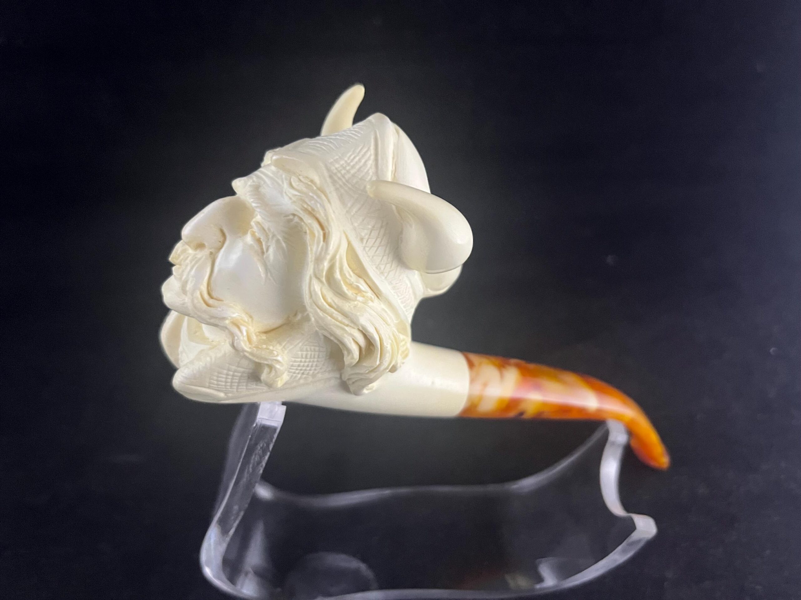 Nordic Legend - Collectible Viking Figure Meerschaum Pipe - Image 2