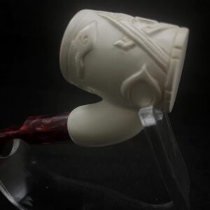 Eternal Signs – Red Stem Meerschaum Pipe