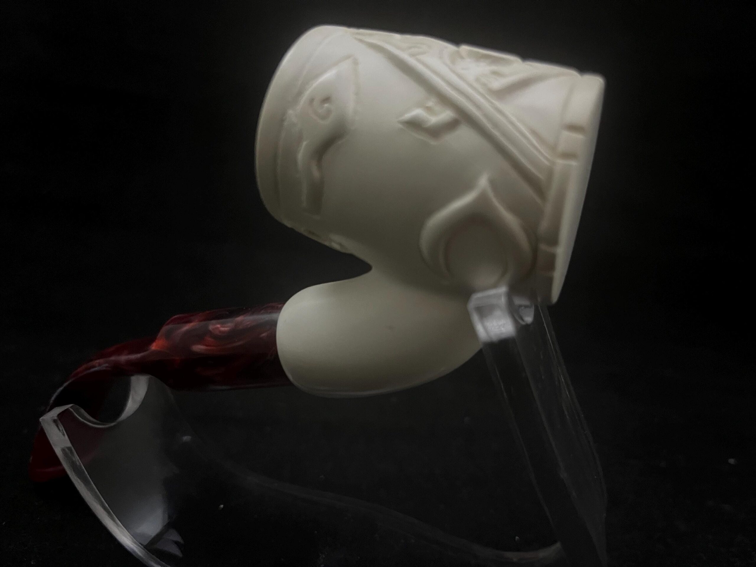 Eternal Signs – Red Stem Meerschaum Pipe