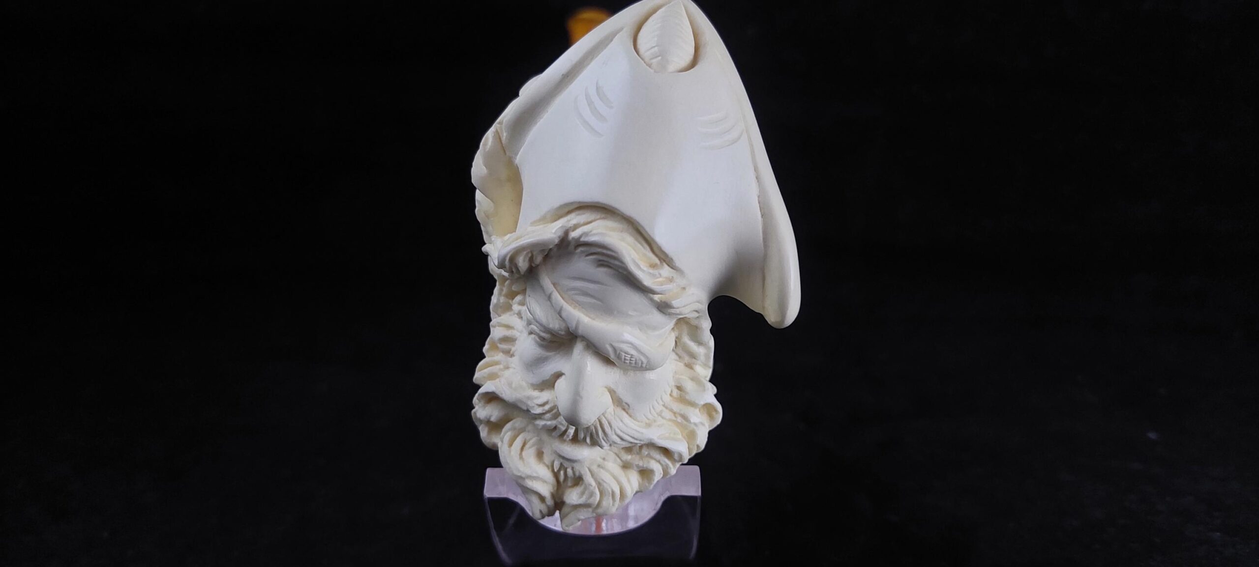 Pirate meerschaum pipe Meerschaum Pipe – Collectible Handmade pipe, block meerschaum