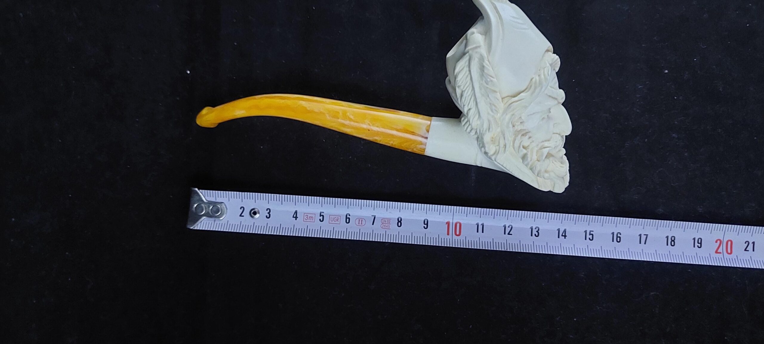 Pirate meerschaum pipe Meerschaum Pipe – Collectible Handmade pipe, block meerschaum - Image 5