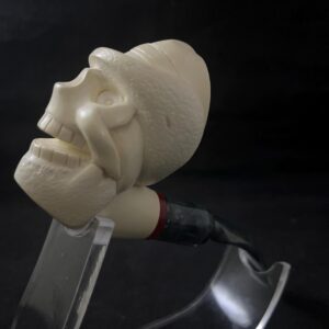 Cowboy Skull Meerschaum Pipe - Laughing Cowboy Pipe