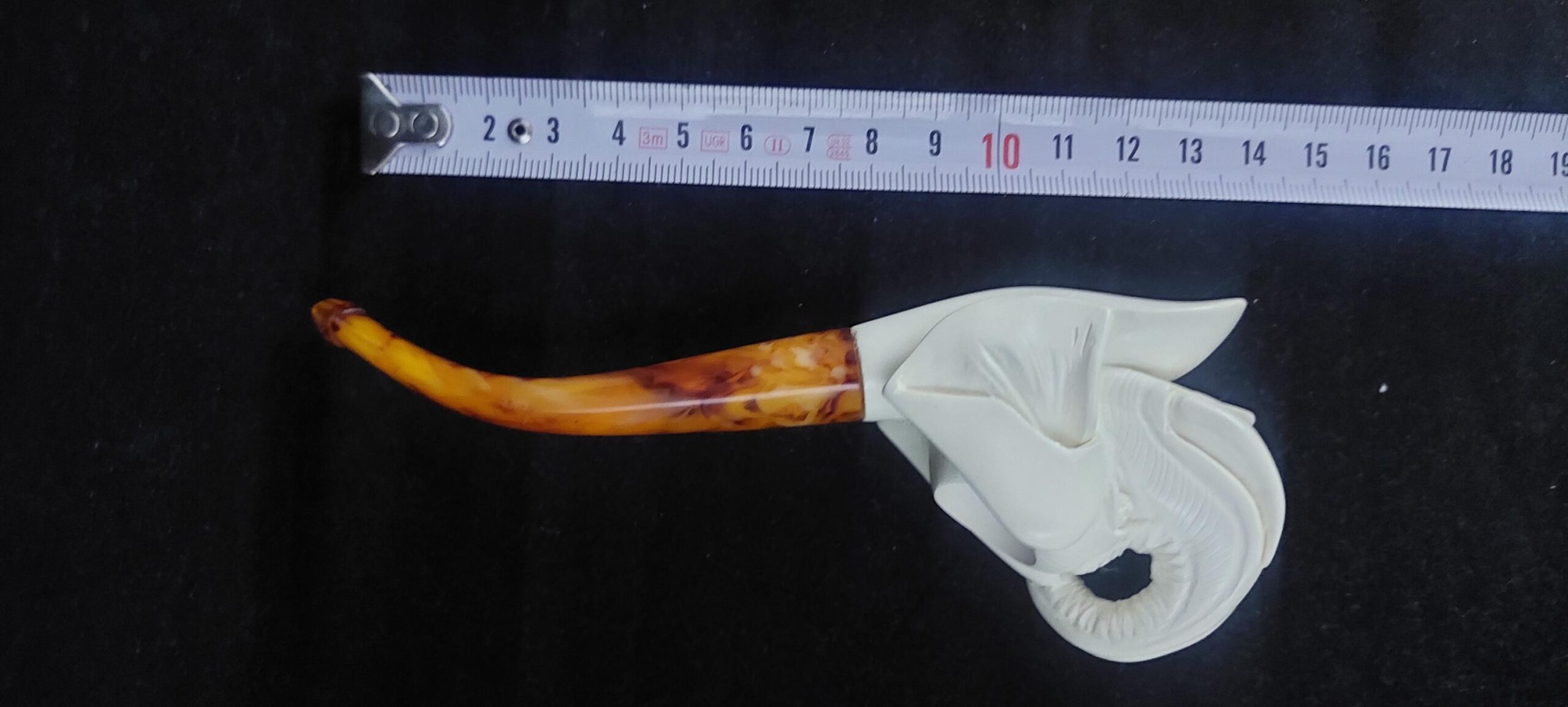 Majestic Elephant Head Pipe – Collector’s Unique Meerschaum Piece - Image 5