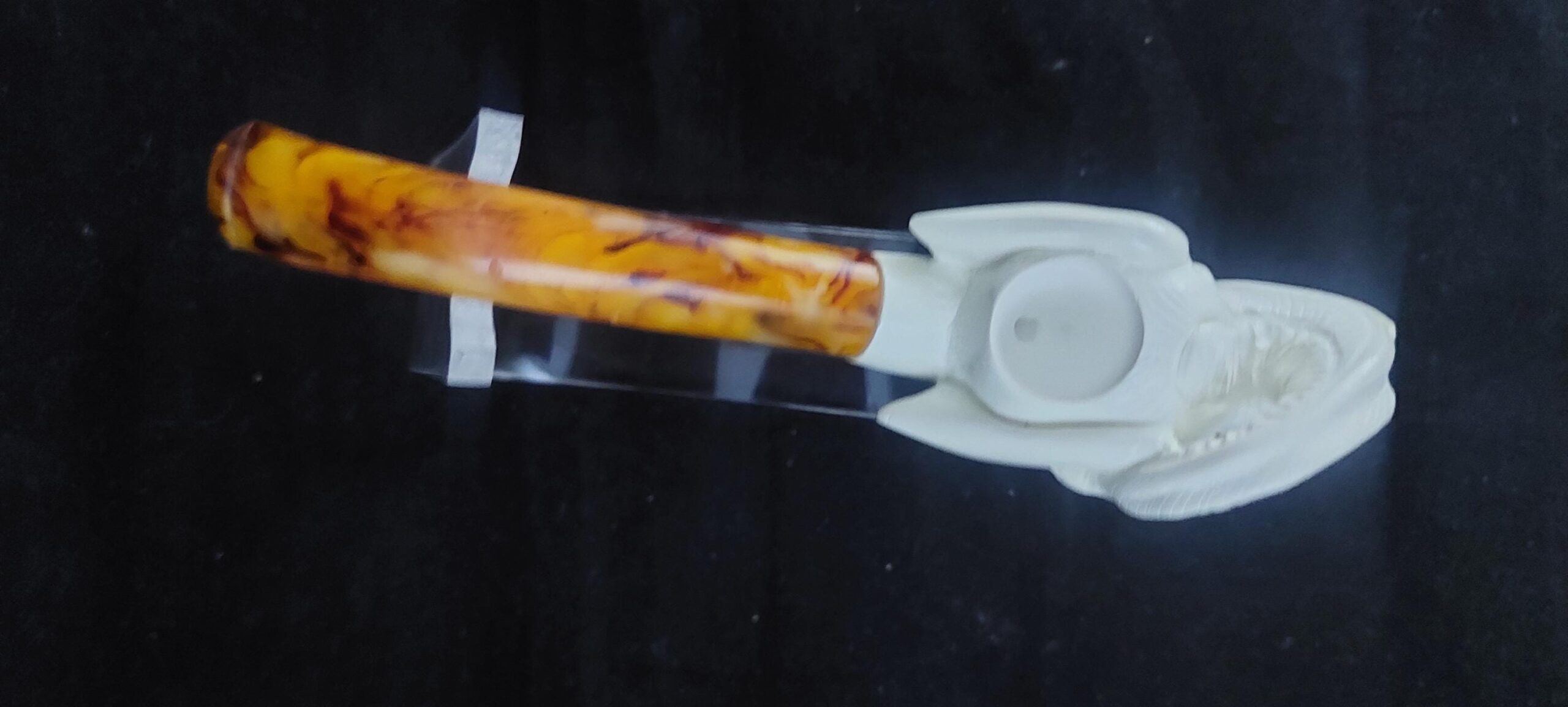 Majestic Elephant Head Pipe – Collector’s Unique Meerschaum Piece - Image 4