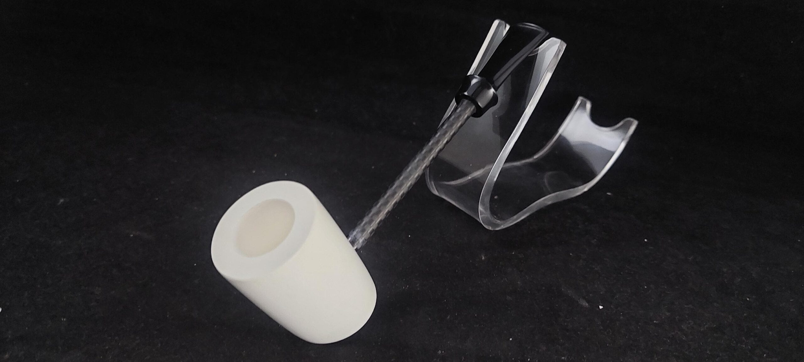 Minimalist Meerschaum Pipe – Cylindrical Design, Modern Style - Image 2