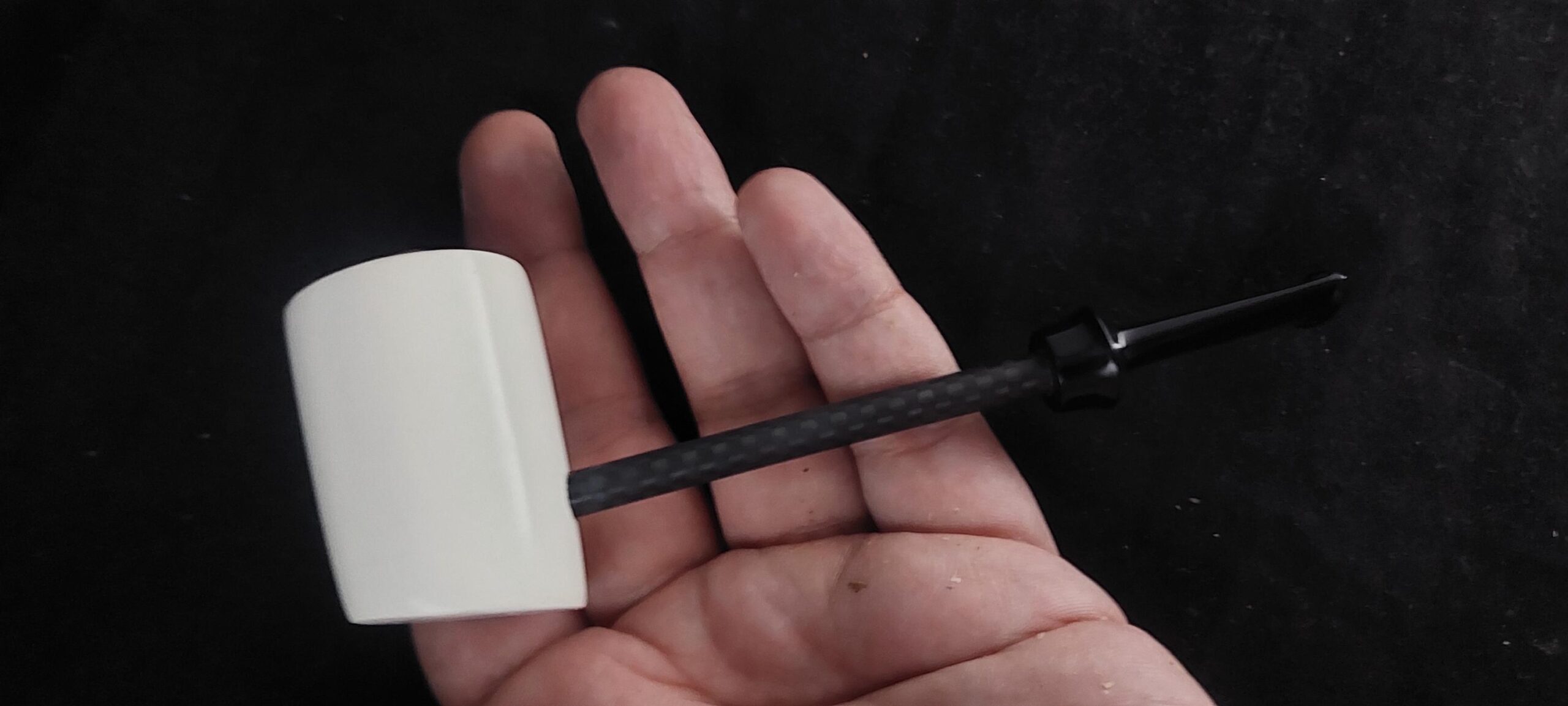 Minimalist Meerschaum Pipe – Cylindrical Design, Modern Style - Image 5