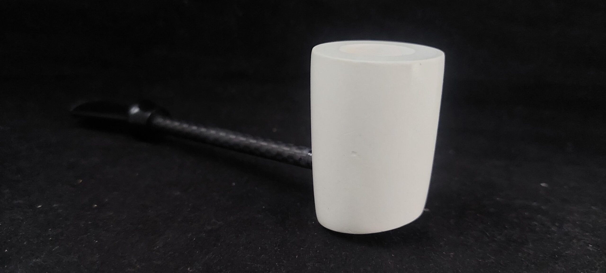 Minimalist Meerschaum Pipe – Cylindrical Design, Modern Style - Image 4