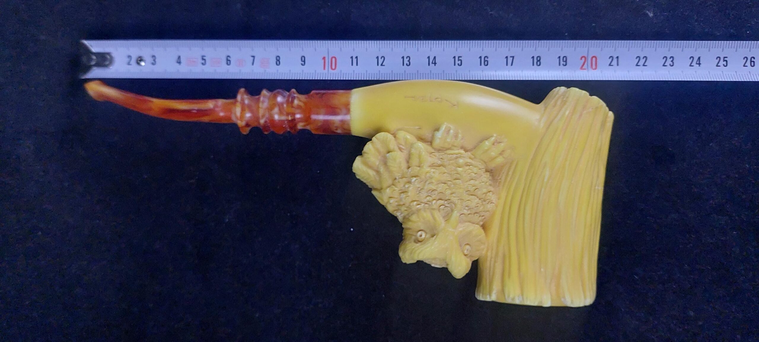 Mystical Owl: Symbol of Wisdom and Night meerschaum pipe, block meerschaum,Turkish meerschaum, Special meerschaum pipe design - Image 6