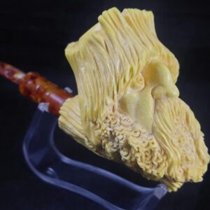 Tree Beard meerschaum pipe, block meerschaum,Turkish meerschaum, Special meerschaum pipe design