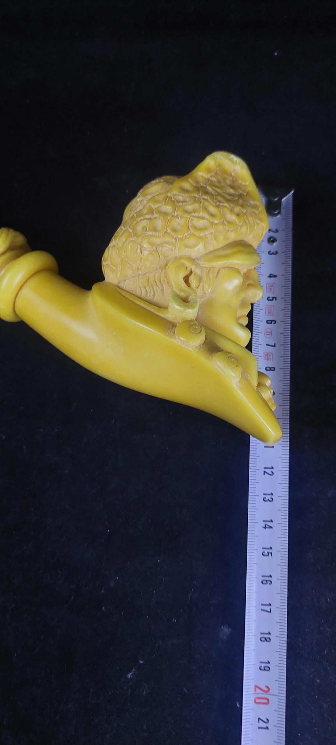 The special pirate meerschaum pipe, block meerschaum,Turkish meerschaum, Special meerschaum pipe design, hand carved meerschaum pipe - Image 7