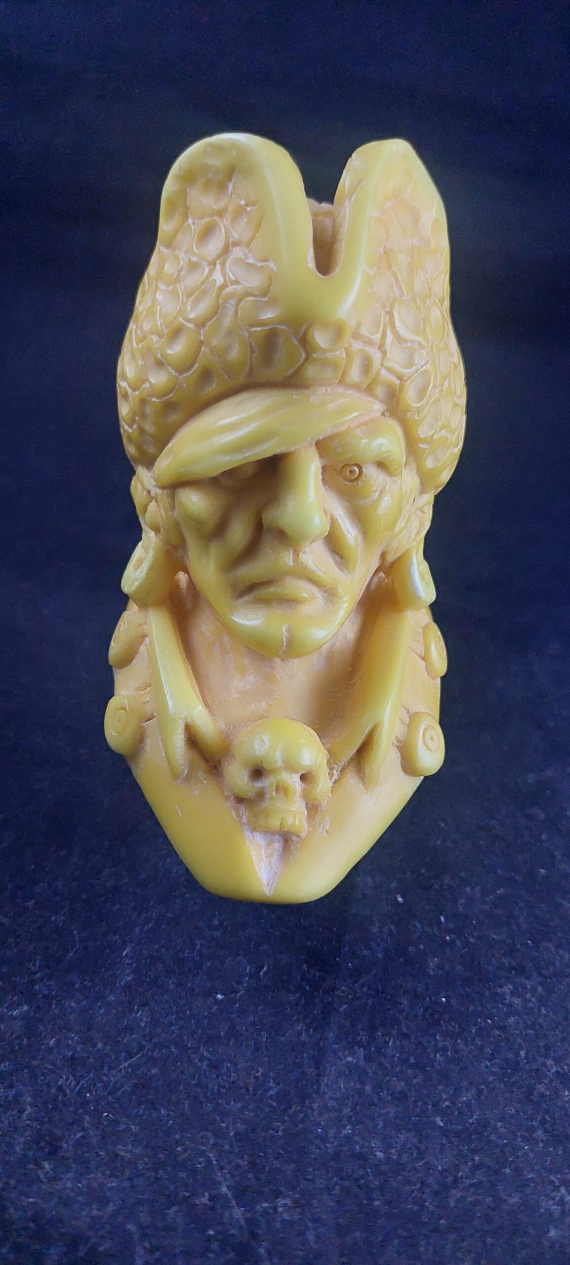 The special pirate meerschaum pipe, block meerschaum,Turkish meerschaum, Special meerschaum pipe design, hand carved meerschaum pipe - Image 2