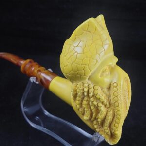 Pirate Davy Jones Meerschaum Pipe , Handcrafted Turkish Tobacco Pipe, meerschaum pipe, Special meerschaum pipe design,