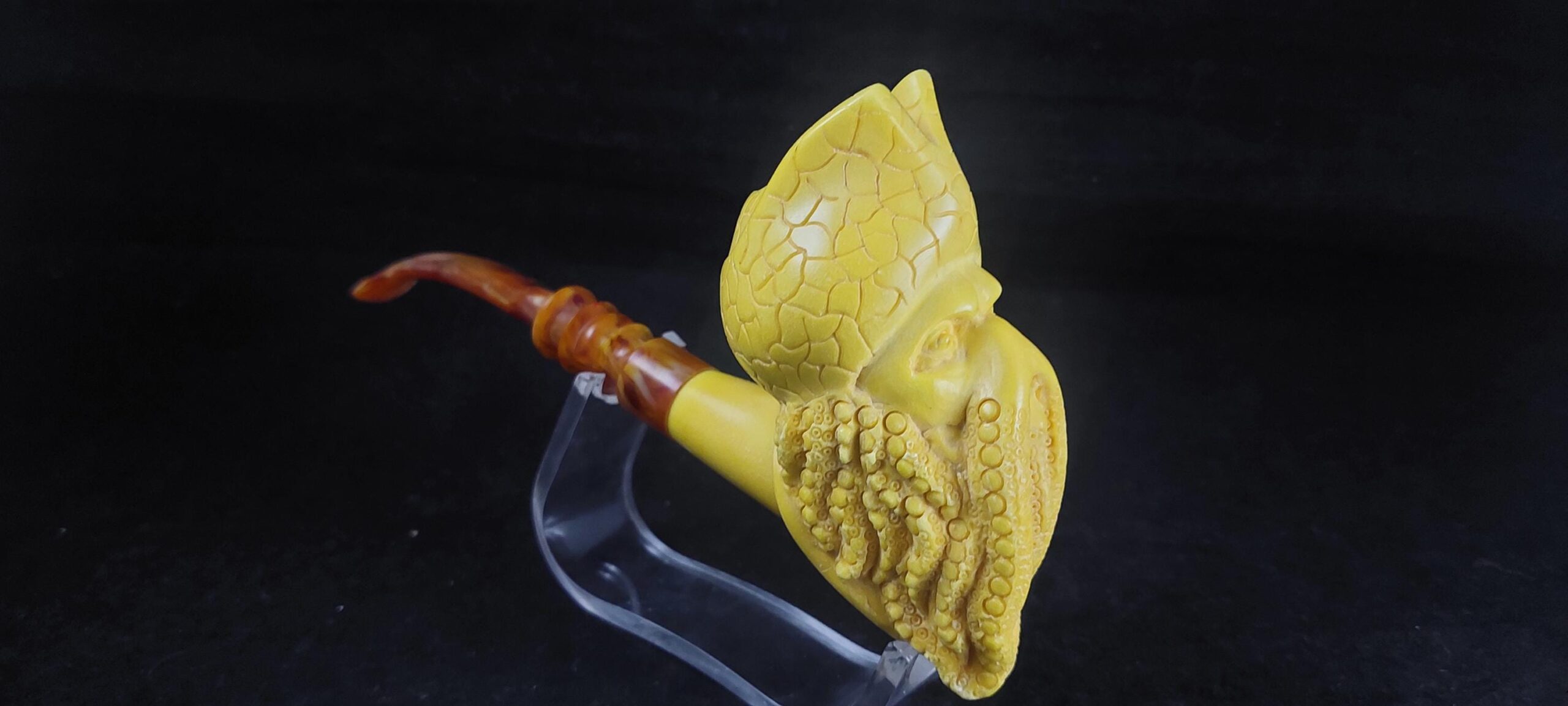 Pirate Davy Jones Meerschaum Pipe , Handcrafted Turkish Tobacco Pipe, meerschaum pipe, Special meerschaum pipe design,