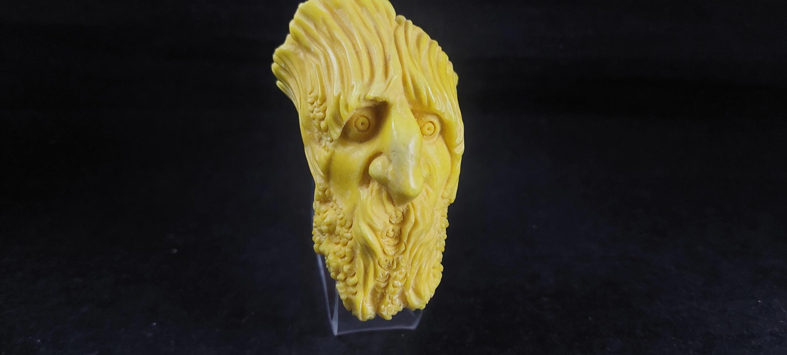 The ent meerschaum pipe, block meerschaum,Turkish meerschaum, Special meerschaum pipe design, hand carved meerschaum pipe - Image 3