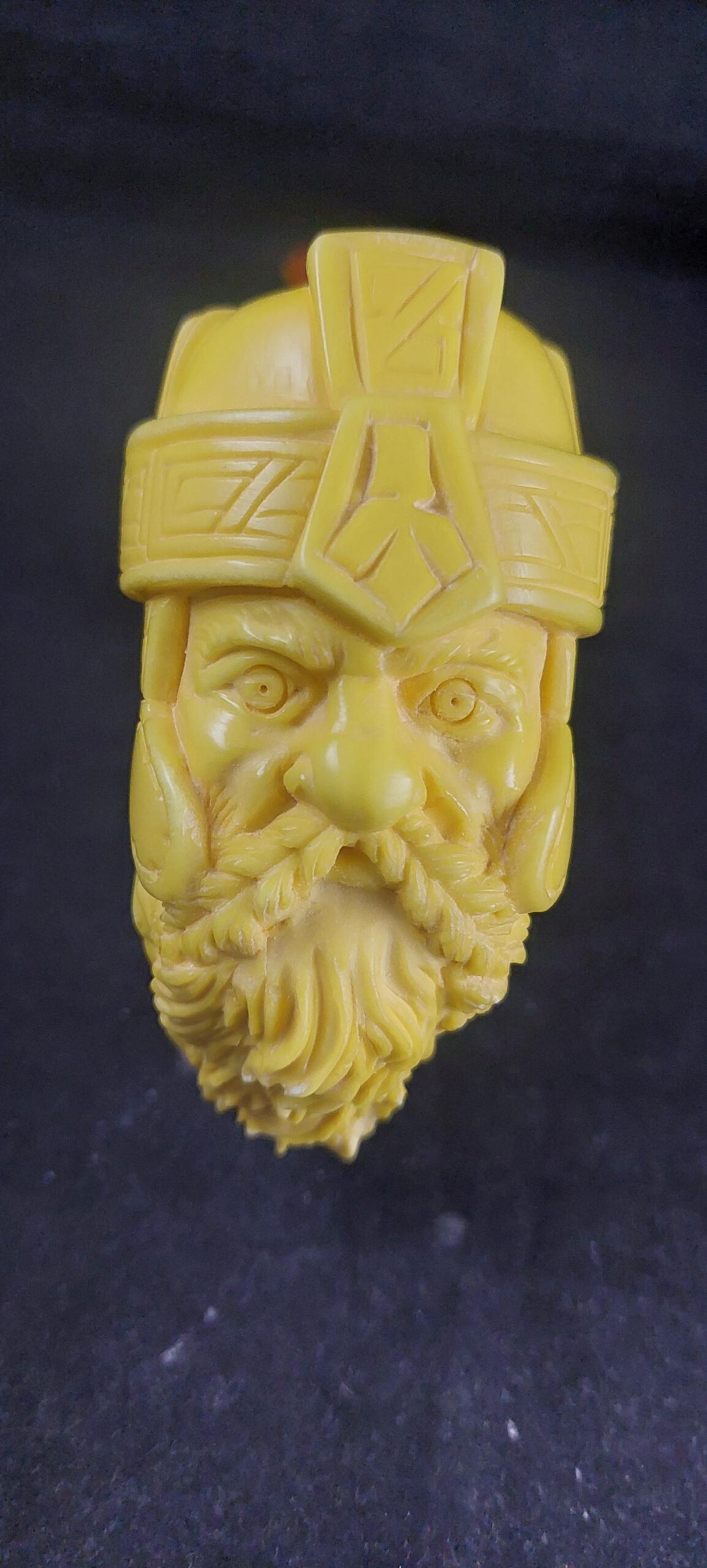 The gimli meerschaum pipe, block meerschaum,Turkish meerschaum, Special meerschaum pipe design, hand carved meerschaum pipe - Image 4