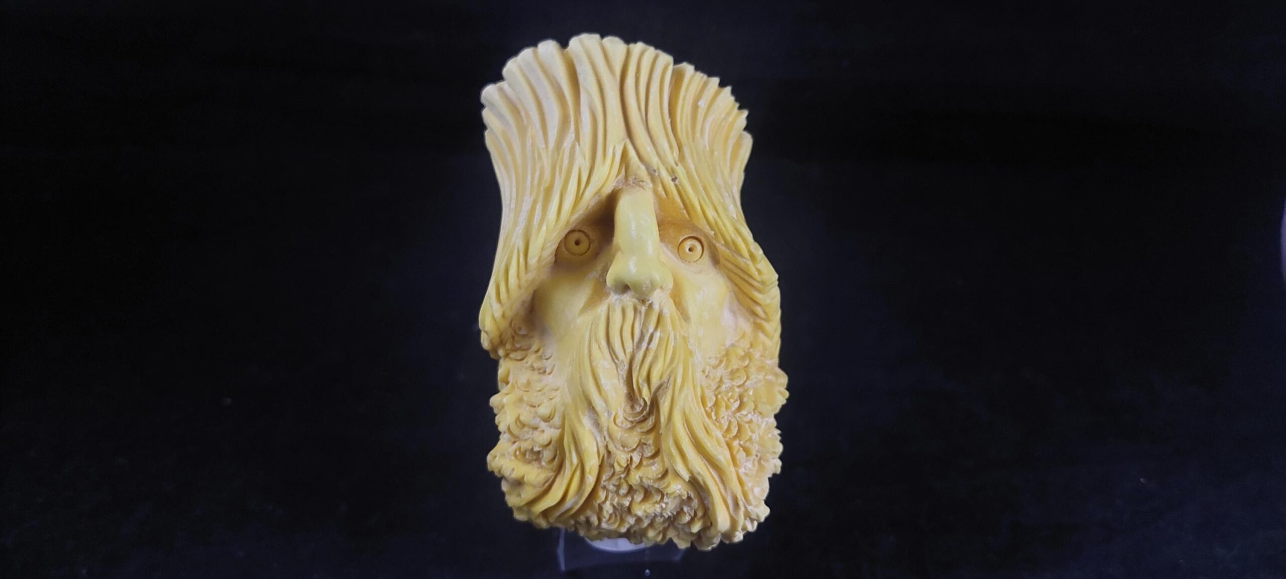 The ent meerschaum pipe The Lord of the ring meerschaum pipe, block meerschaum,Turkish meerschaum, hand carved meerschaum pipe - Image 2