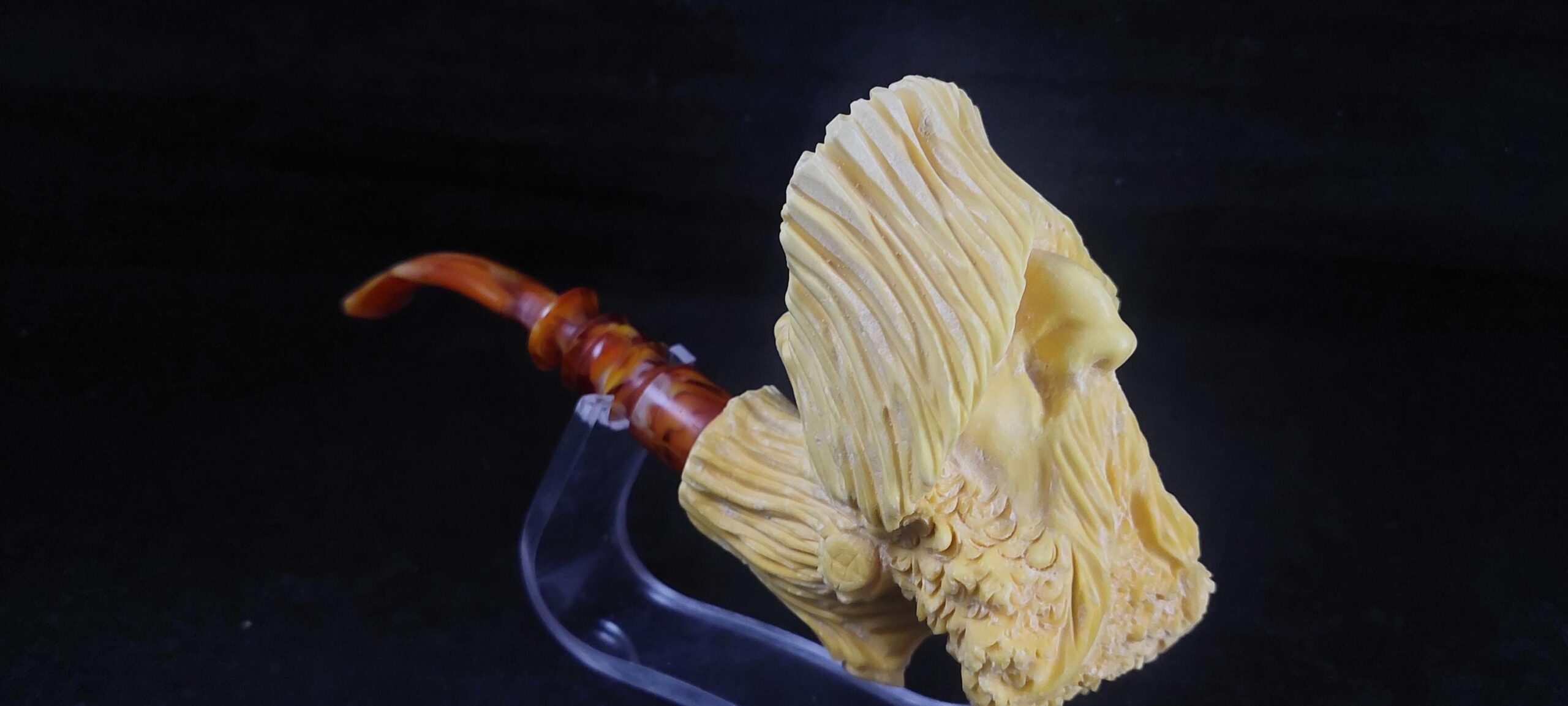 The ent meerschaum pipe The Lord of the ring meerschaum pipe, block meerschaum,Turkish meerschaum, hand carved meerschaum pipe