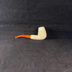 Lattice Pattern Design, Smooth Draw Collectible Tobacco Pipe