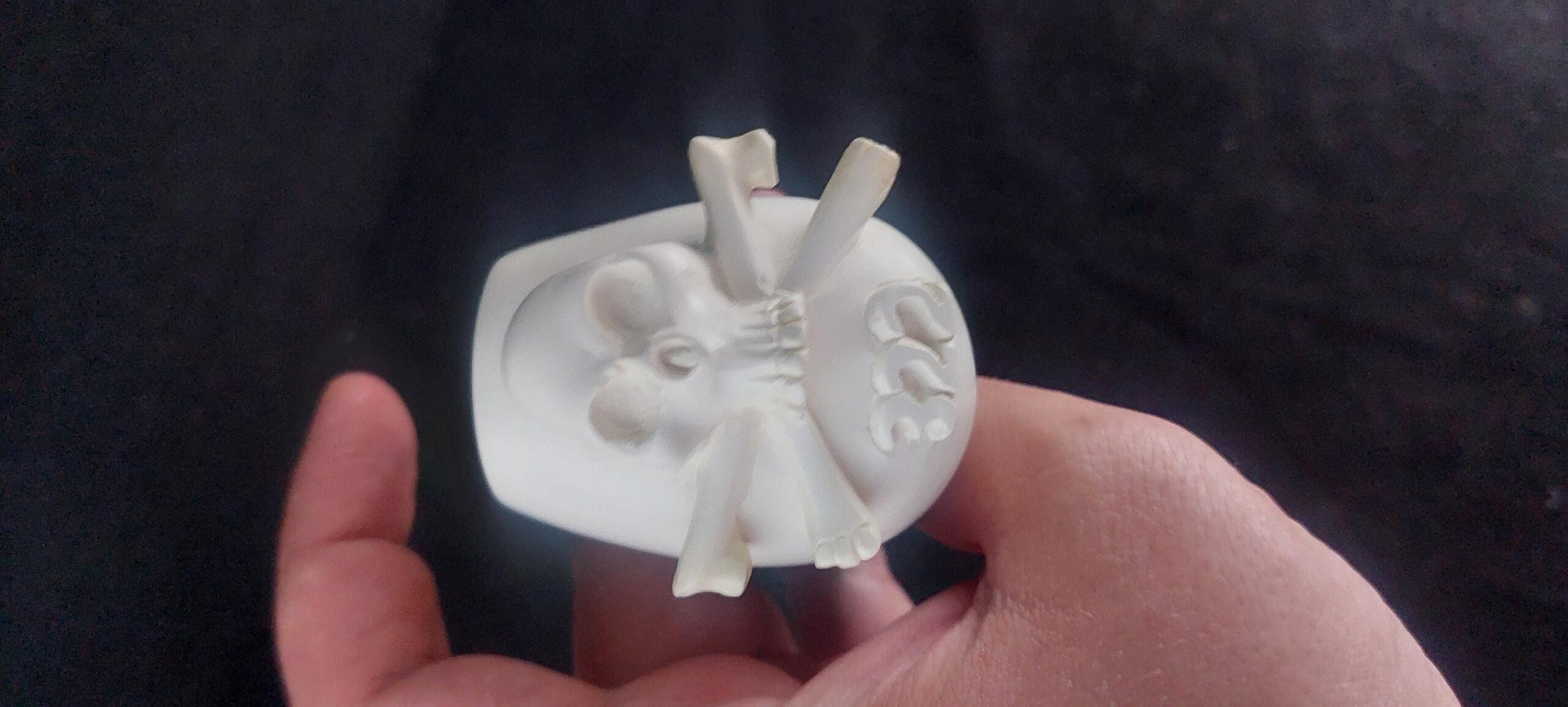 Skull meerschaum pipe, block meerschaum, special skull design meerschaum pipe - Image 10