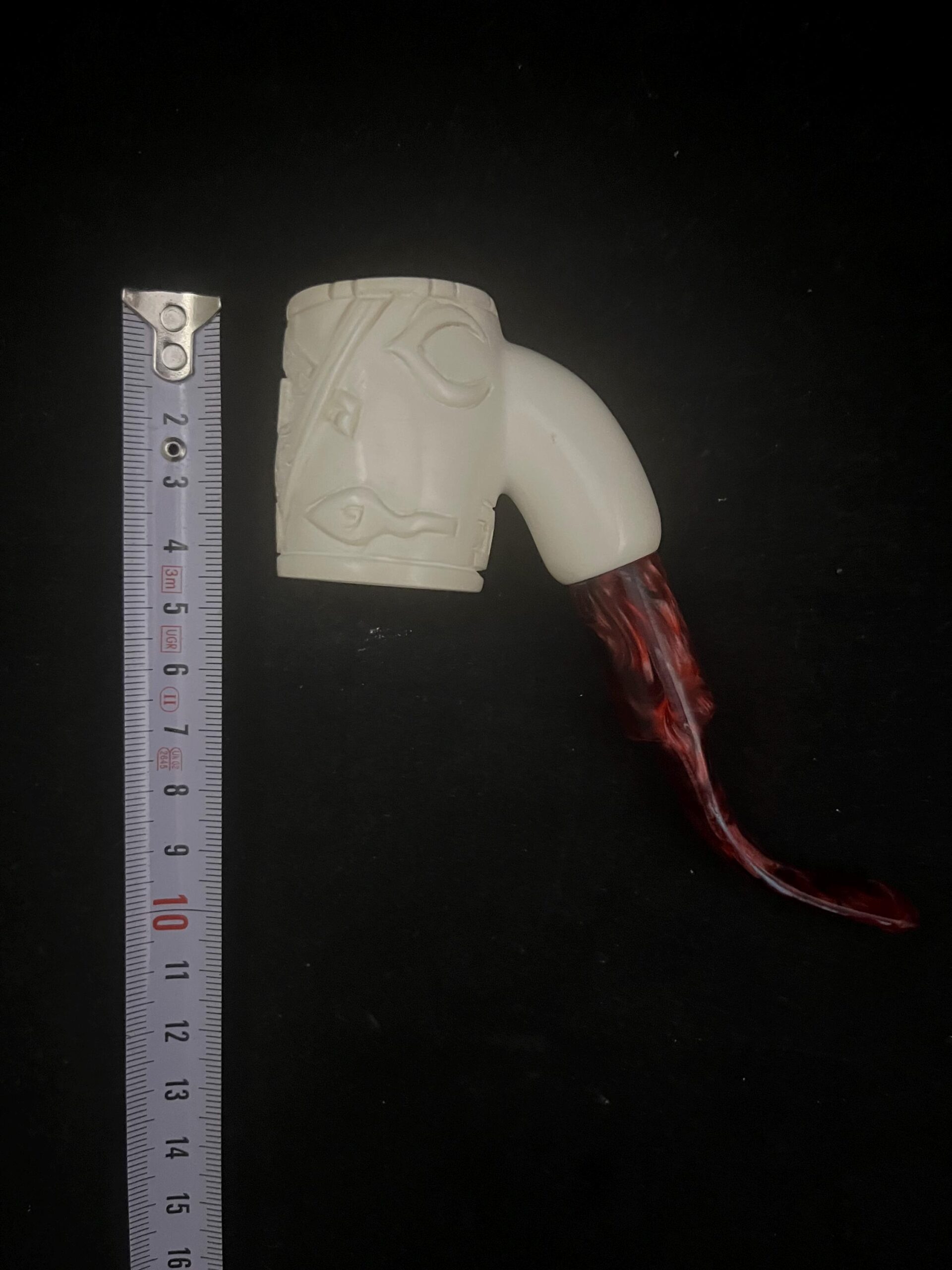 Eternal Signs – Red Stem Meerschaum Pipe - Image 6