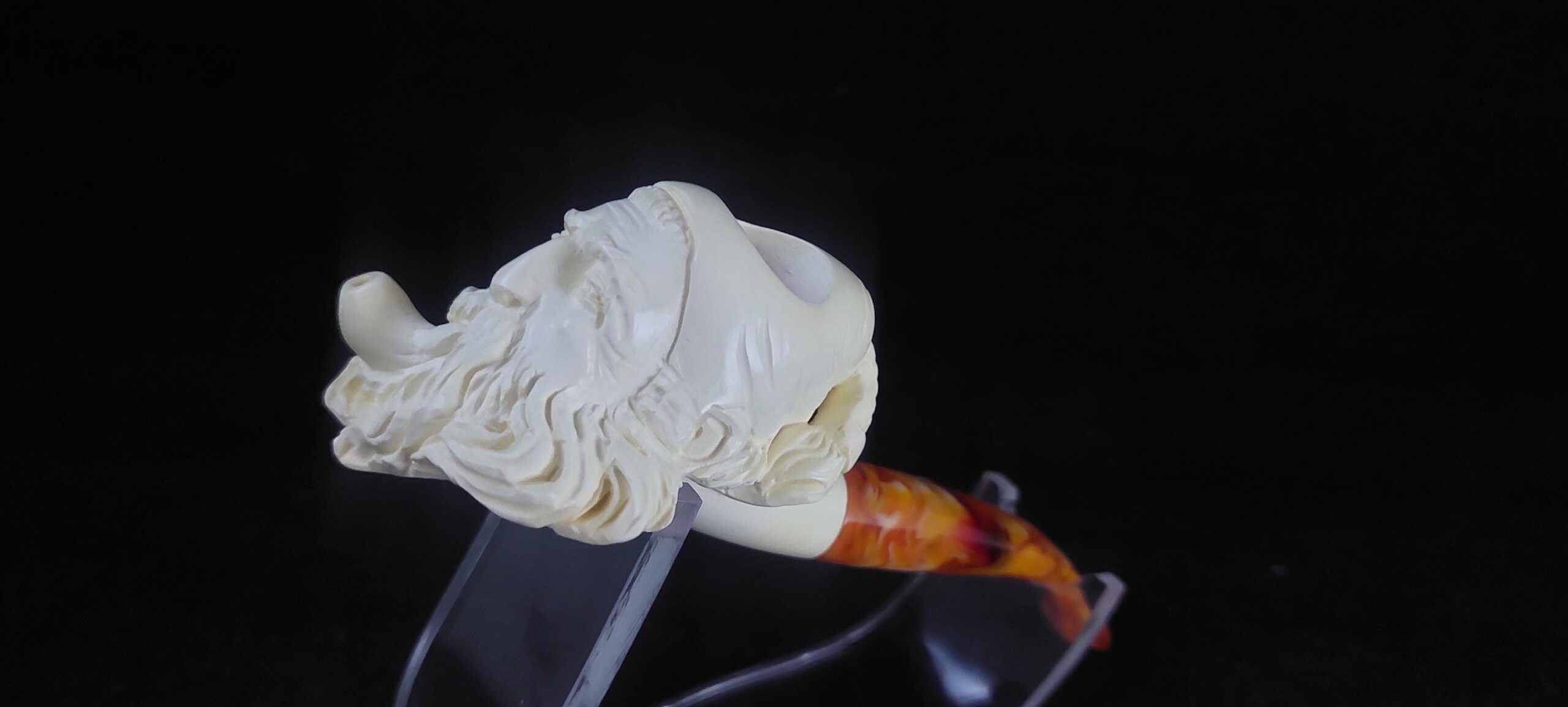 Dunhill Figure – Handmade Turkish Meerschaum Carving - Image 3