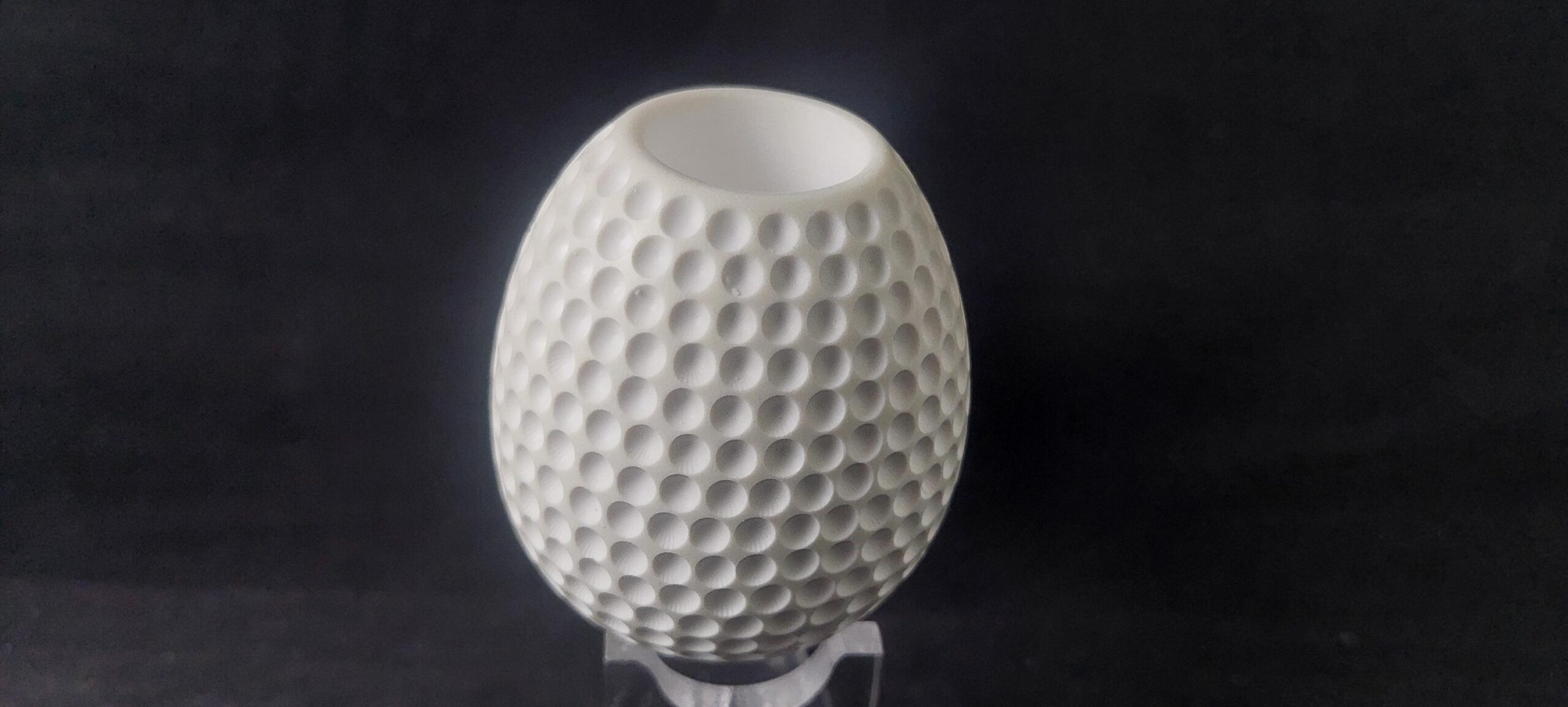 Golf Model Meerschaum Pipe – Hand Carved with Acrylic Stem & Silver 925 Accent and Smoking Room, Block meerschaum - Image 3