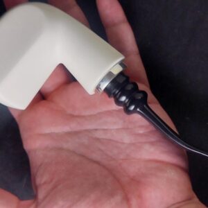 Collector’s Turkish Meerschaum Pipe – 925 Silver Ring + Acrylic Stem with Smoking Room , Block meerschaum