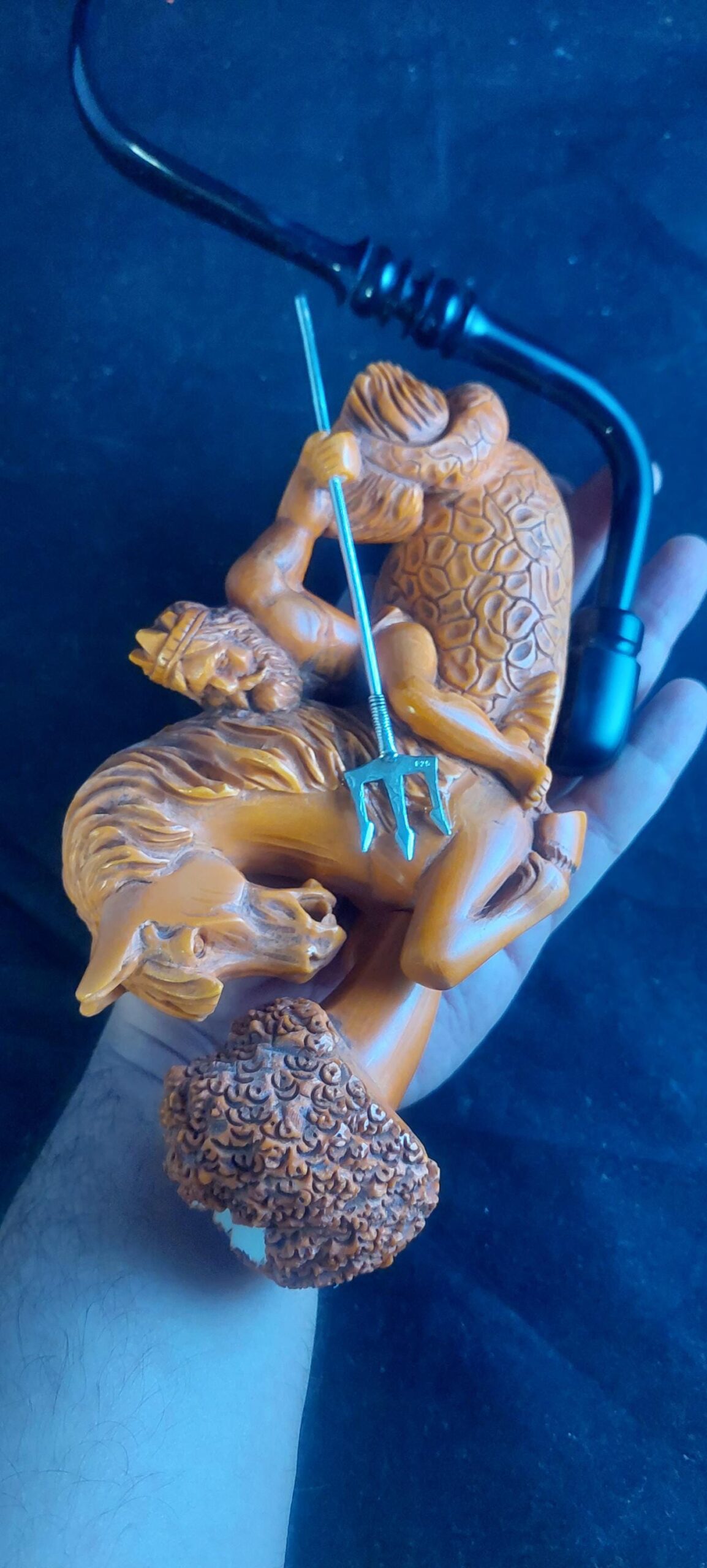 Rule the seas, master the smoke,Poseidon’s power in every puff with 925 silver Spear - Image 5