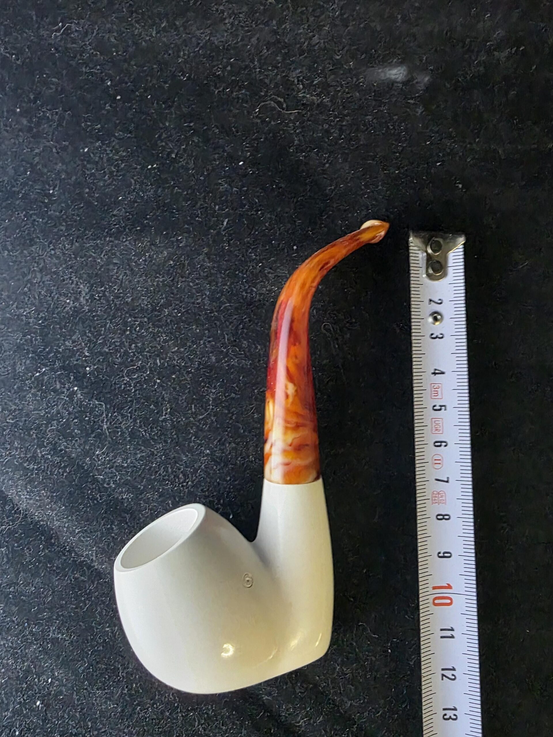 Post Modern Bowl shape Meerschaum Pipe , pipe gift for him - Image 7