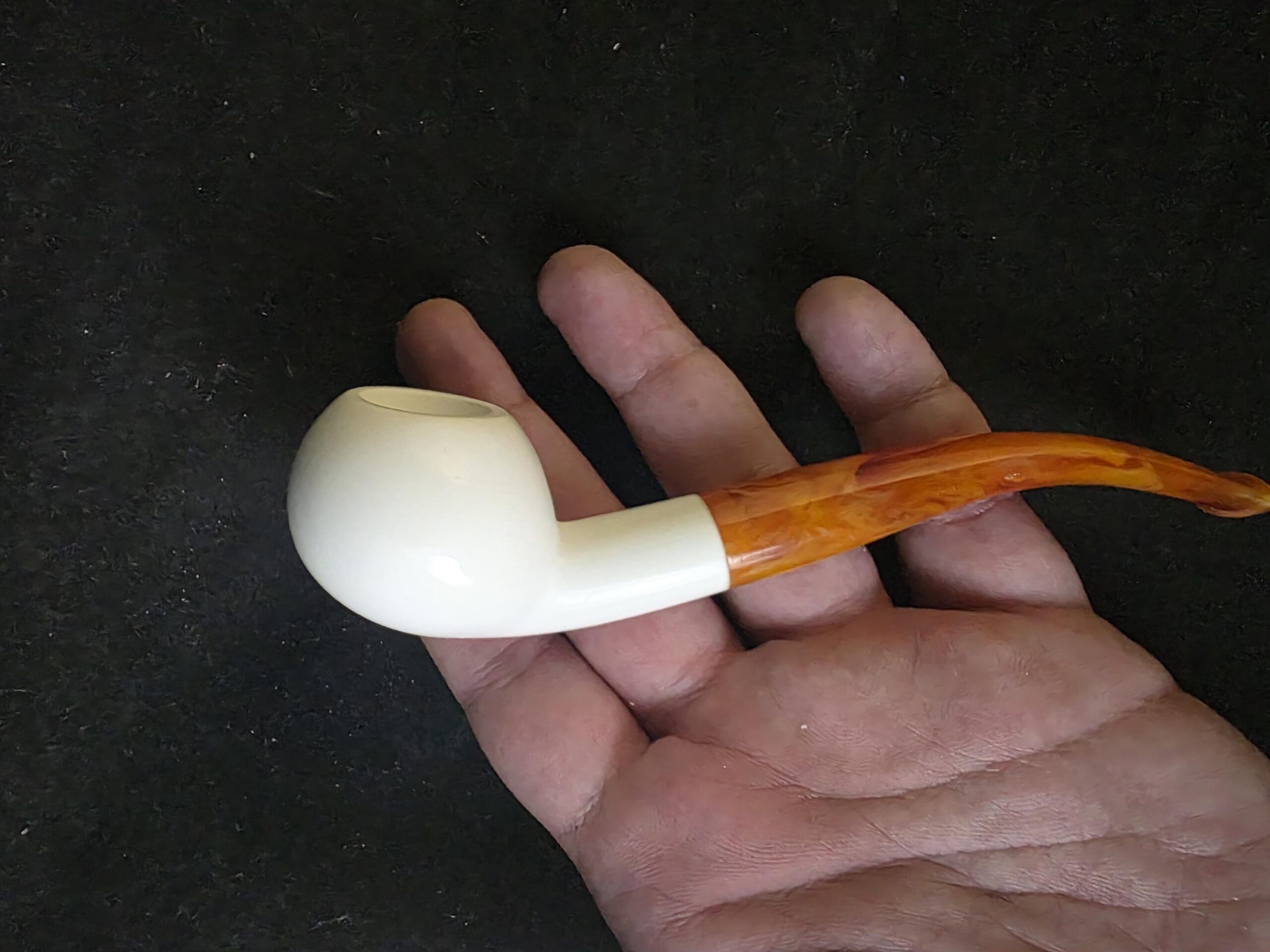 Apple model Meerschaum Pipe –, Block Meerschaum - Image 7