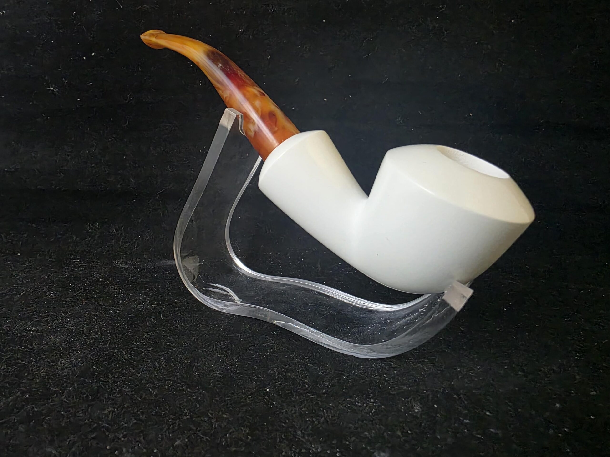 Elegant classic model meerschaum pipe – unique gift for him,