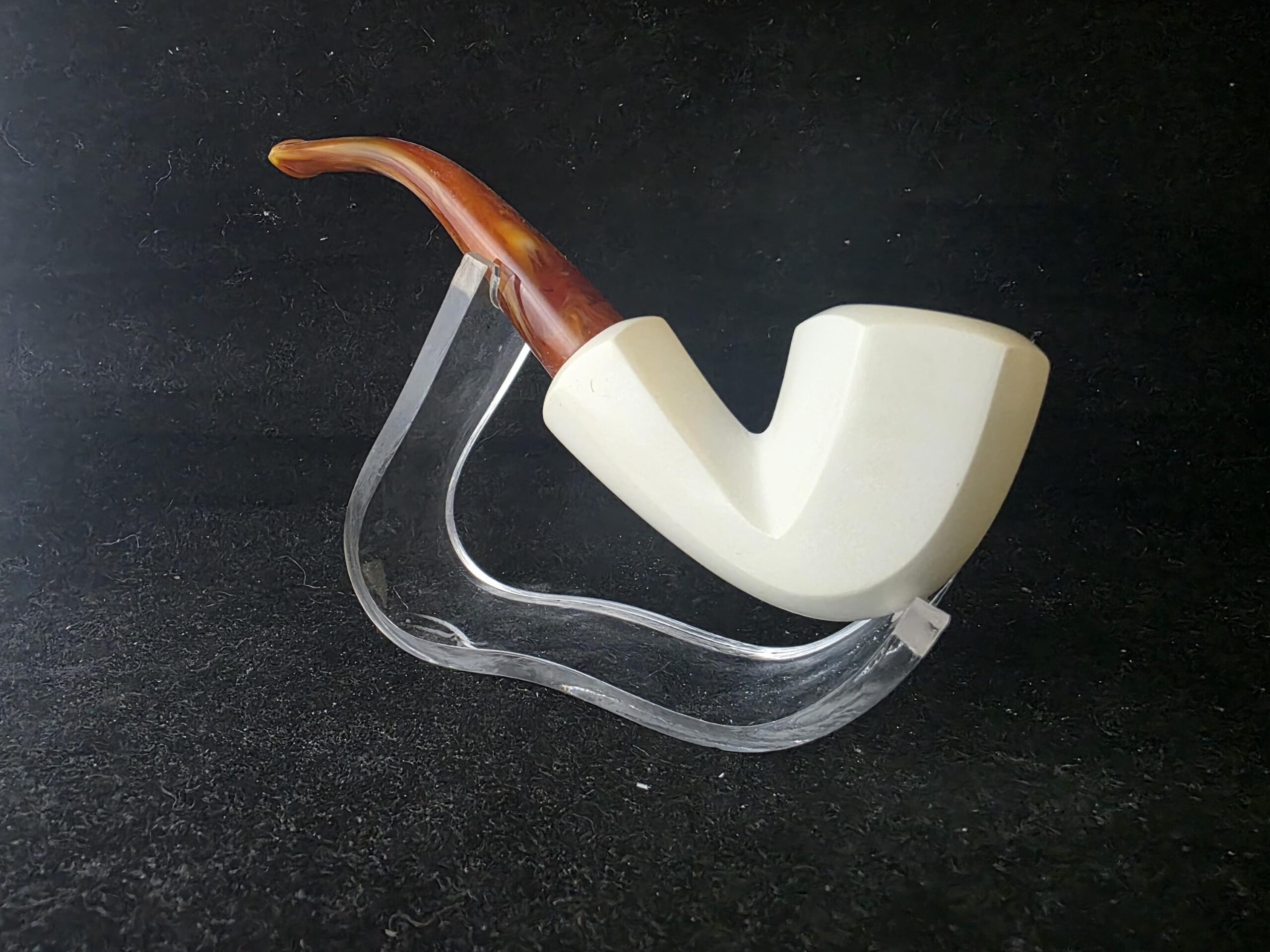 Edged Design Turkish Meerschaum Pipe, The Best Smoking Experience - Image 2