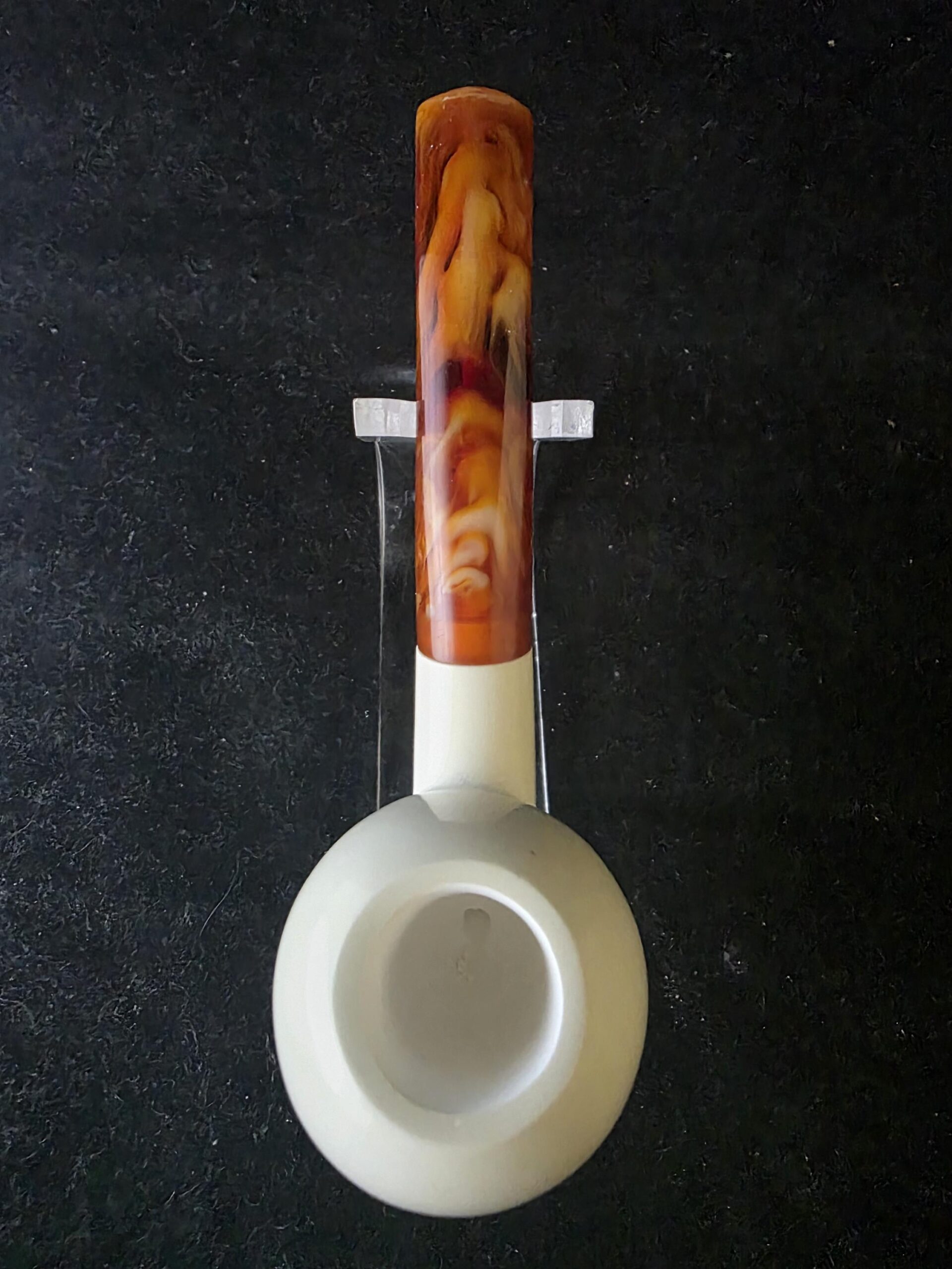 SmoothApple model meerschaum pipe with deep bowl - Image 7