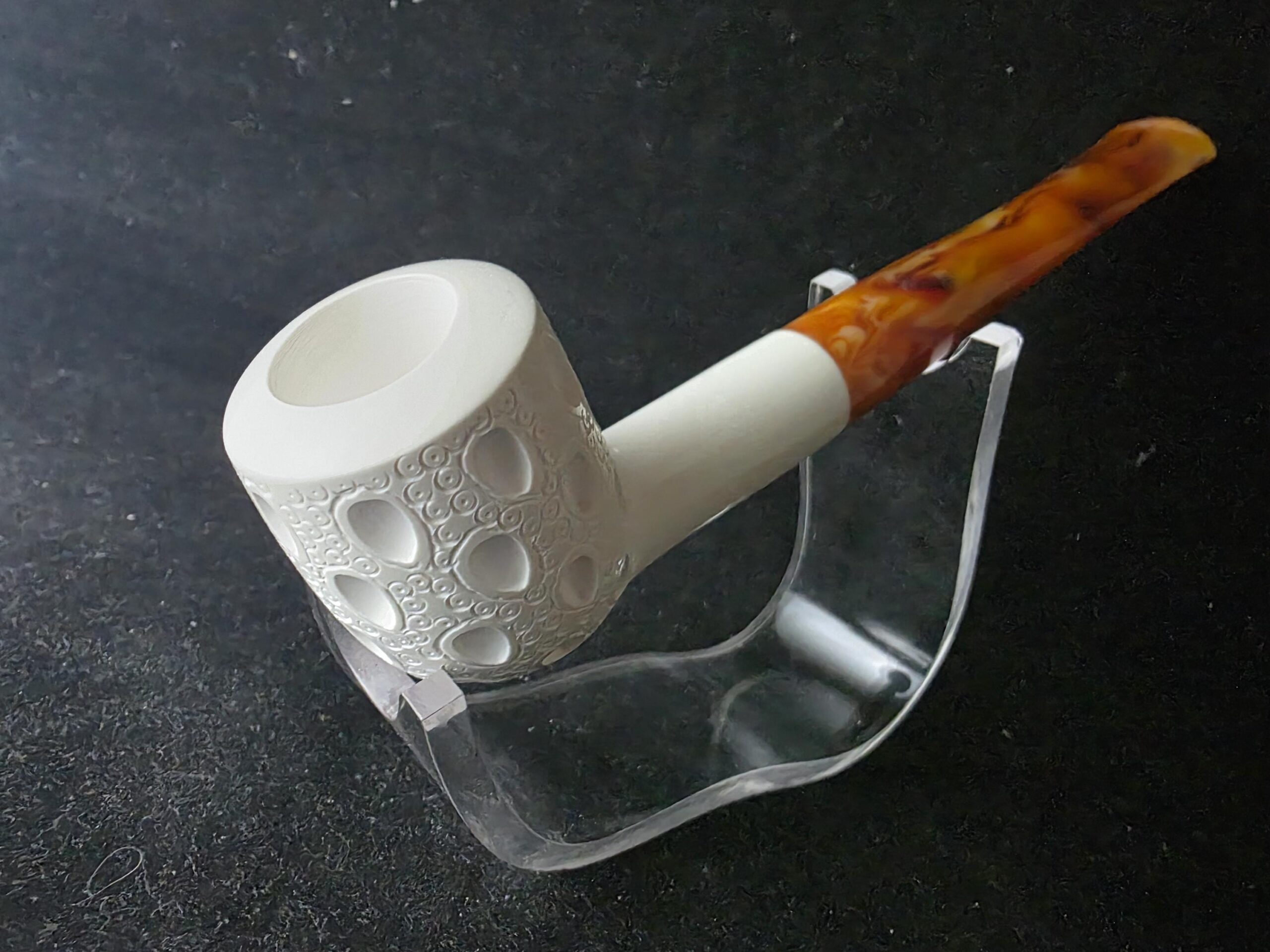 Clasic Model depicted meerschaum pipe , Meerschaum pipe gift for him - Image 3